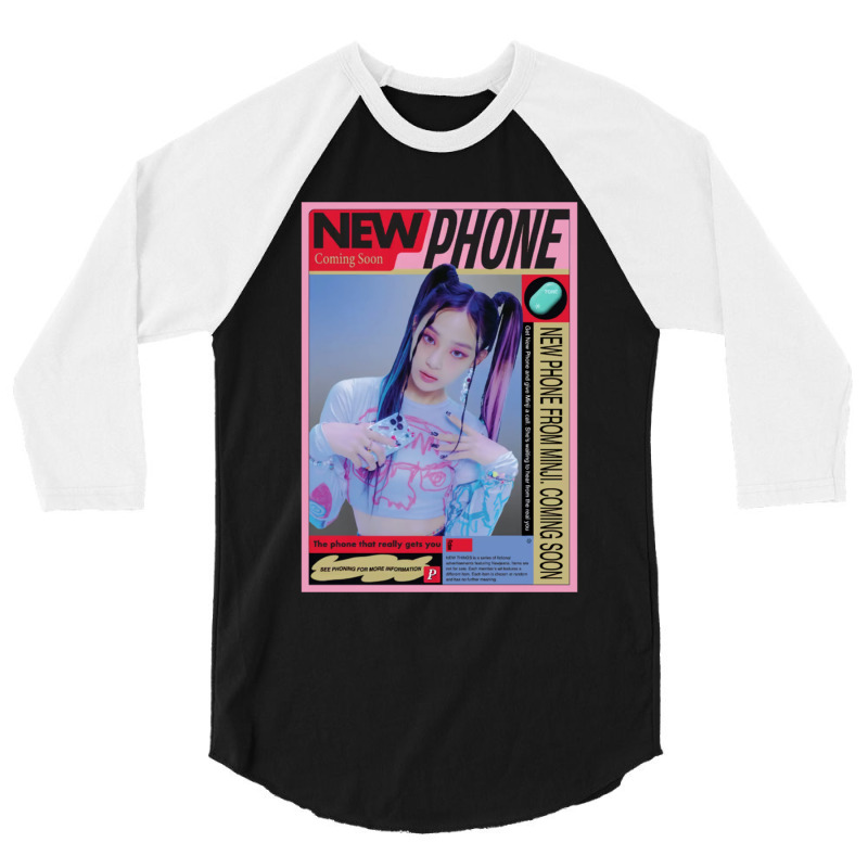 Newjeans, Newphone Mag 3/4 Sleeve Shirt | Artistshot