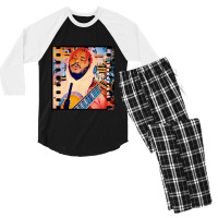 Thundercat (film Strip Design) Men's 3/4 Sleeve Pajama Set | Artistshot