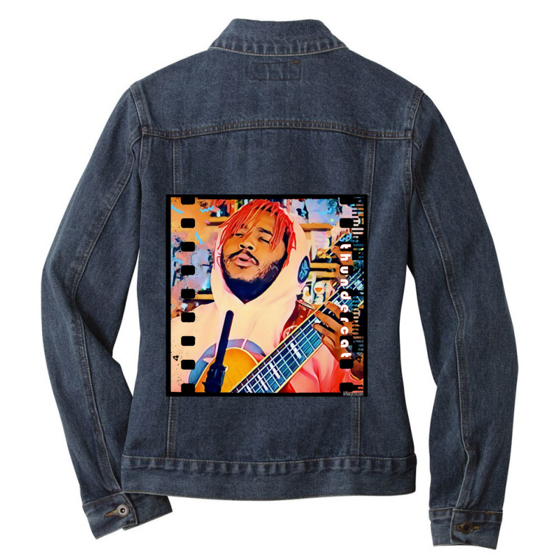 Thundercat (film Strip Design) Ladies Denim Jacket by cm-arts | Artistshot