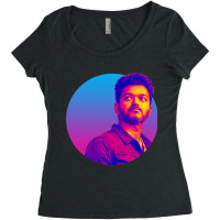 Thalapathy Vijay Classic Women's Triblend Scoop T-shirt | Artistshot