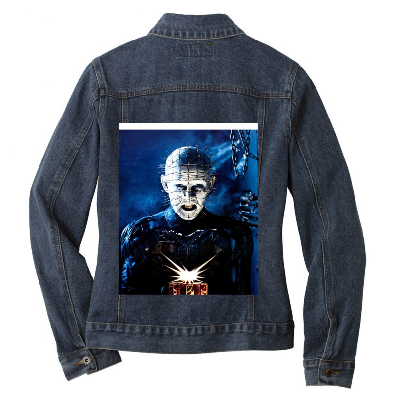 Hellraiser Graphic Ladies Denim Jacket by cm-arts | Artistshot