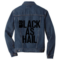 Black As Hail Cool Premium Men Denim Jacket | Artistshot