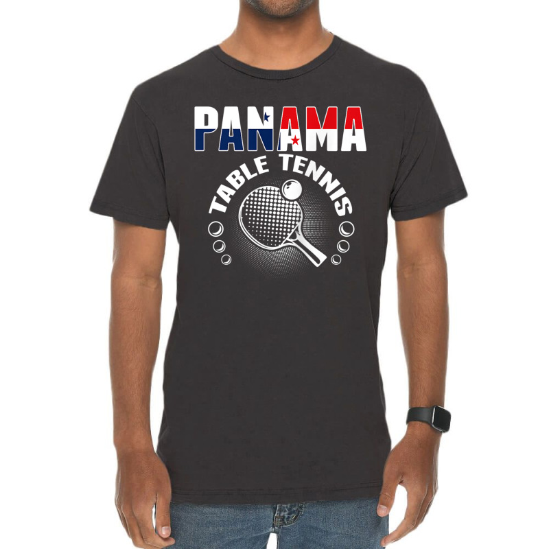 Panama Table Tennis Fans Jersey Panamanian Ping Pong Lovers Tank Top Vintage T-Shirt by cm-arts | Artistshot