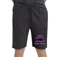 Cats Choose Us, We Dont Own Them Vintage Short | Artistshot