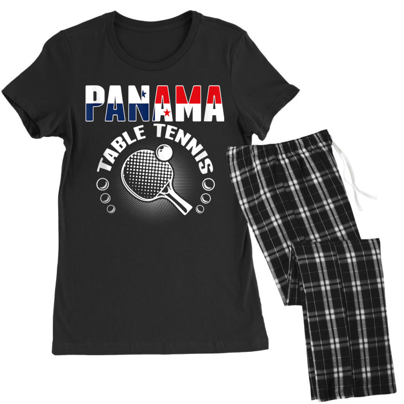 Panama Table Tennis Lovers Support Panamanian Ping Pong Team Tank Top Women's Pajamas Set by cm-arts | Artistshot