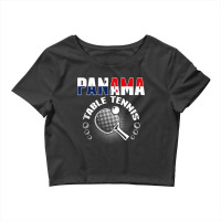 Panama Table Tennis Lovers Support Panamanian Ping Pong Team Tank Top Crop Top | Artistshot