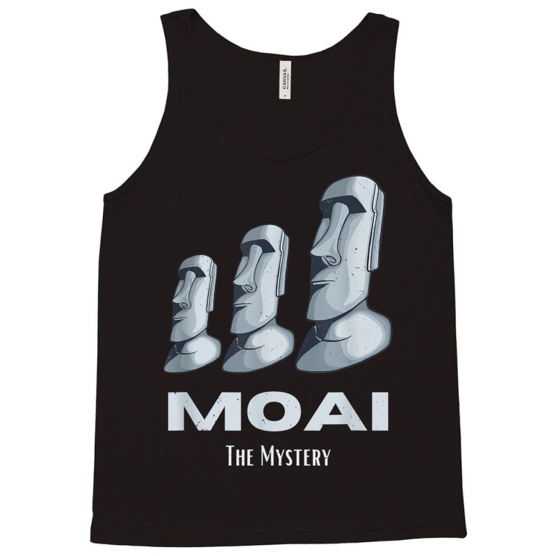 Rapa Nui Moai Easter Islands Statue Heads Mystery Tank Top | Artistshot