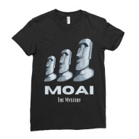 Rapa Nui Moai Easter Islands Statue Heads Mystery Ladies Fitted T-shirt | Artistshot