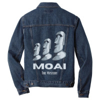 Rapa Nui Moai Easter Islands Statue Heads Mystery Men Denim Jacket | Artistshot