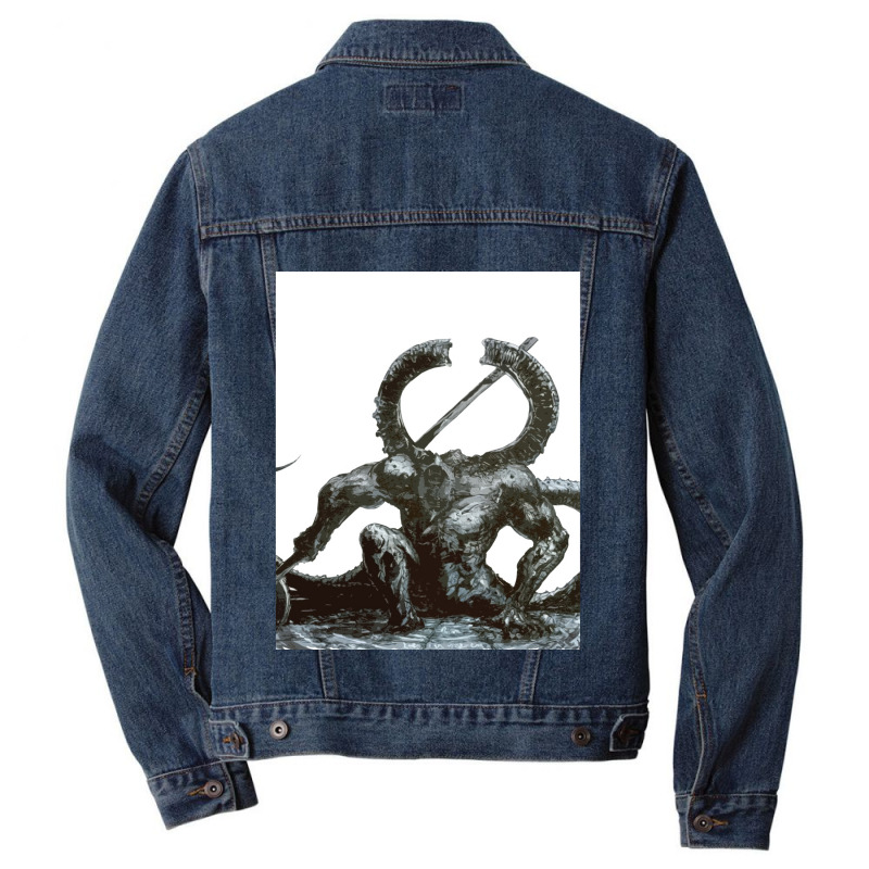 Titanite Demon Graphic Men Denim Jacket | Artistshot