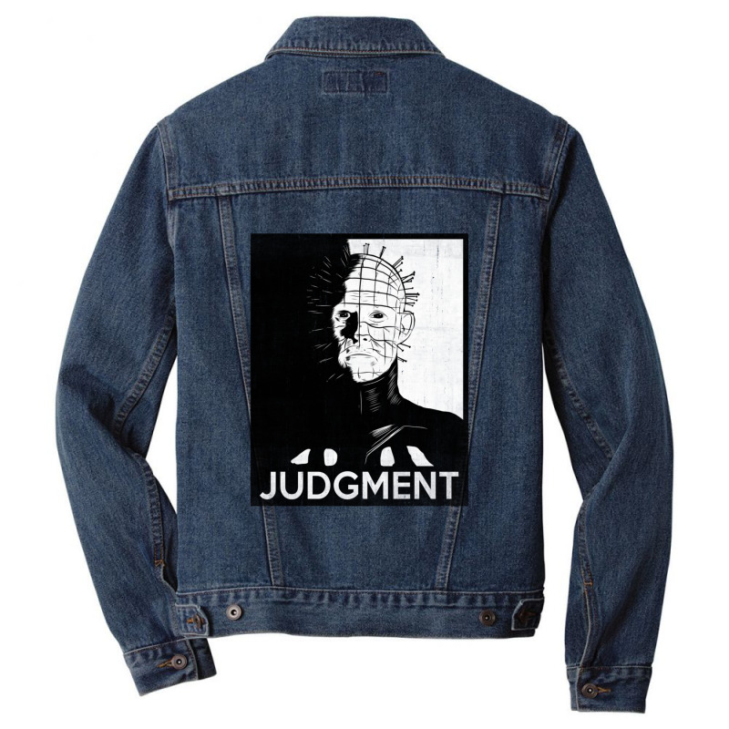 Hellraiser Movie Men Denim Jacket by cm-arts | Artistshot