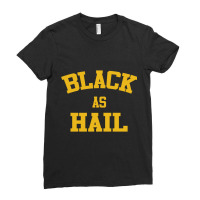 Black As Hail Michigan  (1) Ladies Fitted T-shirt | Artistshot