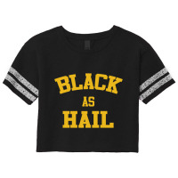 Black As Hail Michigan  (1) Scorecard Crop Tee | Artistshot