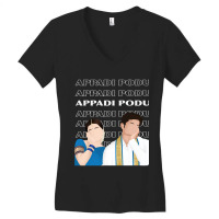 Appadi Podu  White Women's V-neck T-shirt | Artistshot