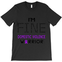 Im Domestic Violence Warrior  Im Fine Fitted T-shirt | Artistshot