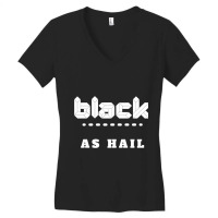 Black As Hail Usa  Michigan Women's V-neck T-shirt | Artistshot