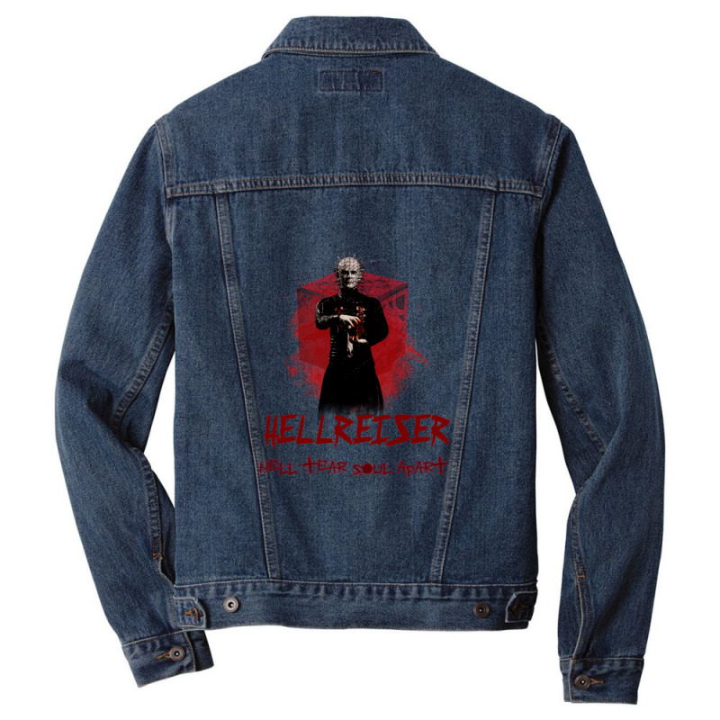 Hellreiser Shirt Men Denim Jacket by cm-arts | Artistshot