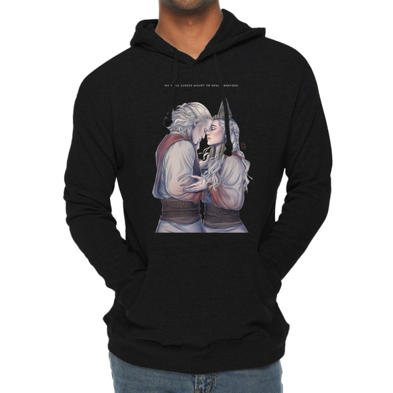 Daemon And Rhaenyra Lightweight Hoodie by cm-arts | Artistshot