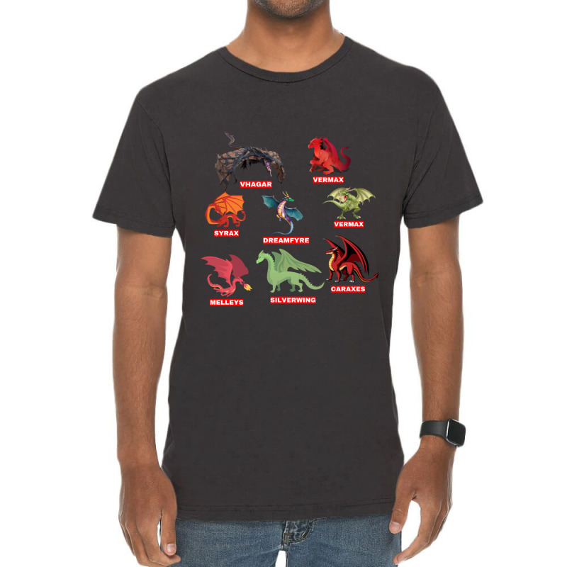 Dragons Of House Targaryan Vintage T-Shirt by cm-arts | Artistshot