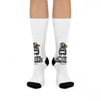 Normal Until Got My Alaskan Malamute Leopard Bandana Funny Tank Top Crew Socks | Artistshot