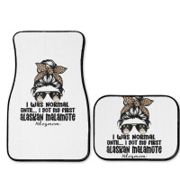 Normal Until Got My Alaskan Malamute Leopard Bandana Funny Tank Top Full Set Car Mats | Artistshot