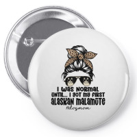 Normal Until Got My Alaskan Malamute Leopard Bandana Funny Tank Top Pin-back Button | Artistshot