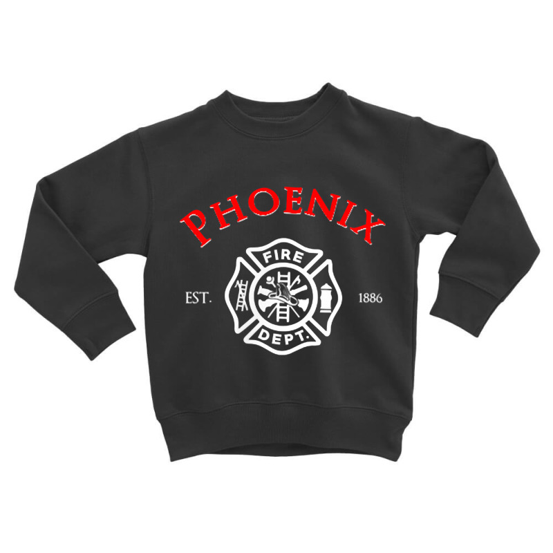 City Of Phoenix Fire Rescue Arizona Firefighter Toddler Sweatshirt | Artistshot