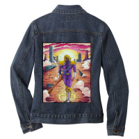 Thundercat 3 Gearrup It Is What It Is Tour 2021 Ladies Denim Jacket | Artistshot