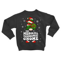 Medical Technician Gnome Emergency Worker Christmas Pajama T Shirt Toddler Sweatshirt | Artistshot