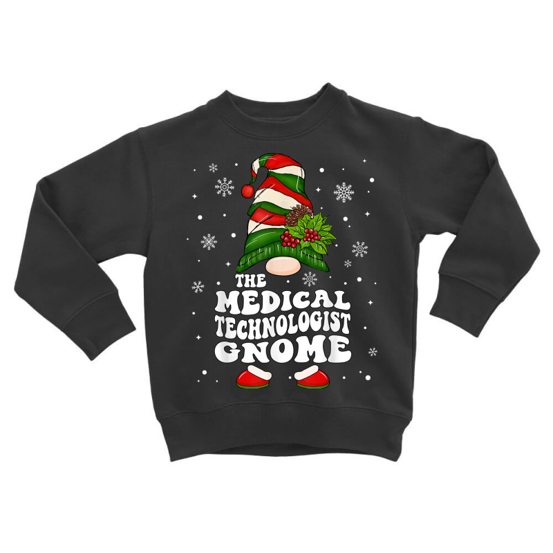 Medical Technician Gnome Emergency Worker Christmas Pajama T Shirt Toddler Sweatshirt | Artistshot