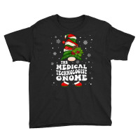 Medical Technician Gnome Emergency Worker Christmas Pajama T Shirt Youth Tee | Artistshot