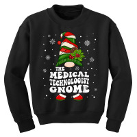 Medical Technician Gnome Emergency Worker Christmas Pajama T Shirt Youth Sweatshirt | Artistshot