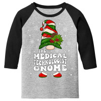 Medical Technician Gnome Emergency Worker Christmas Pajama T Shirt Youth 3/4 Sleeve | Artistshot