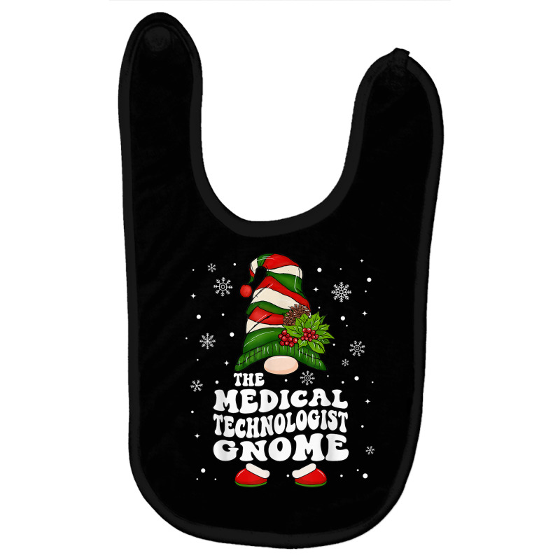 Medical Technician Gnome Emergency Worker Christmas Pajama T Shirt Baby Bibs | Artistshot