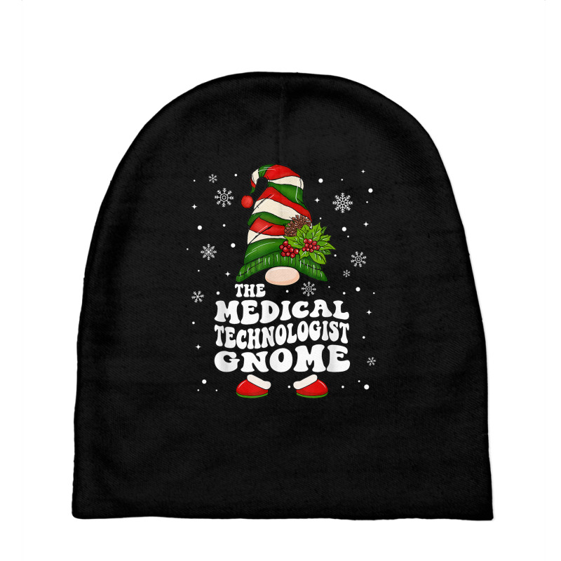 Medical Technician Gnome Emergency Worker Christmas Pajama T Shirt Baby Beanies | Artistshot