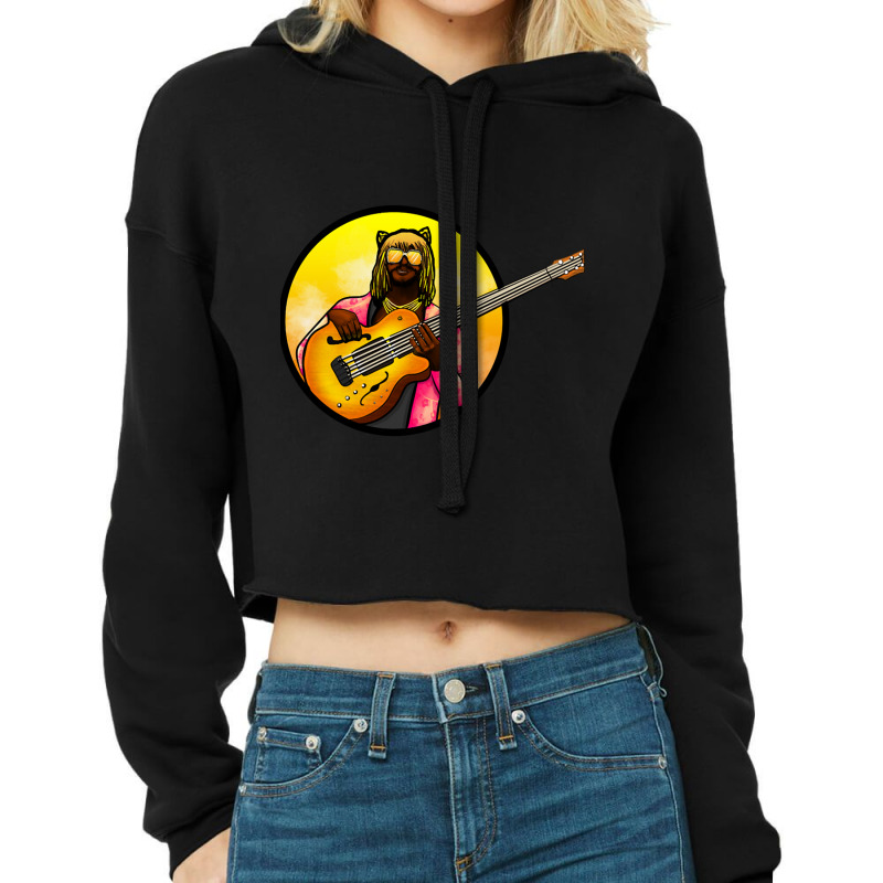 Thundercat Circle Cropped Hoodie by cm-arts | Artistshot