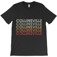 Collinsville Virginia Collinsville Va Retro Vintage Text Tank Top T-shirt | Artistshot