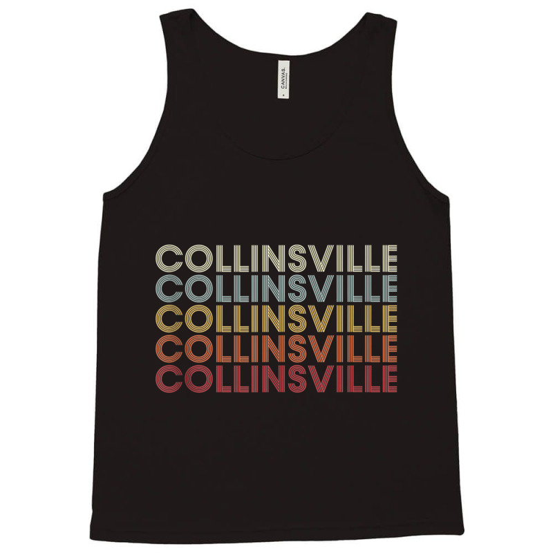 Collinsville Virginia Collinsville Va Retro Vintage Text Tank Top Tank Top | Artistshot