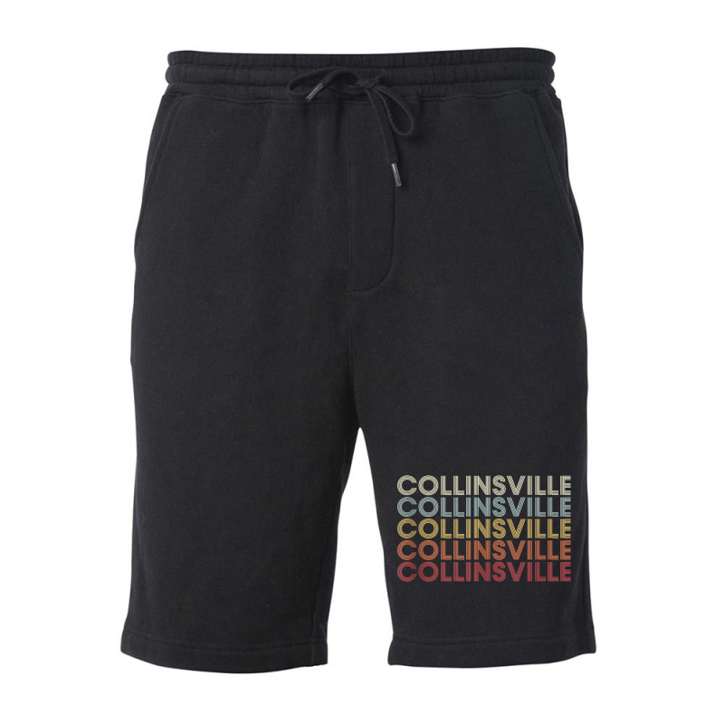 Collinsville Virginia Collinsville Va Retro Vintage Text Tank Top Fleece Short | Artistshot