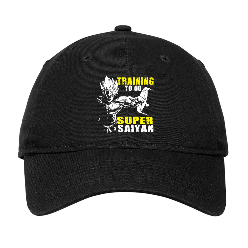 Training To Go Super Saiyan  Gym Motivational Adjustable Cap by cm-arts | Artistshot