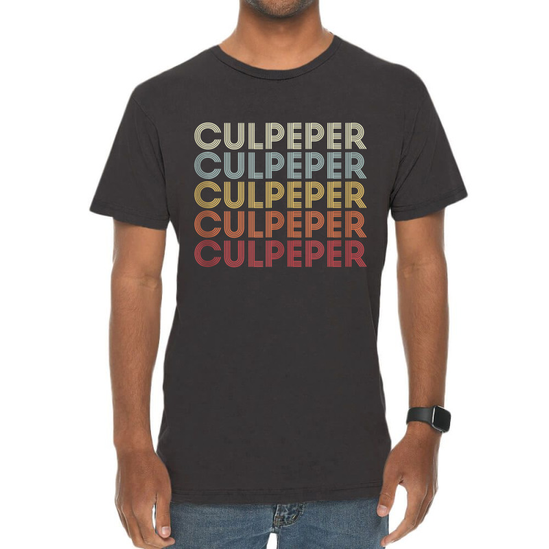 Culpeper Virginia Culpeper Va Retro Vintage Text Tank Top Vintage T-shirt | Artistshot