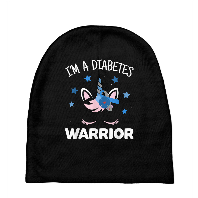 Unicorn Diabetes Warrior, Diabetes Awareness T Shirt Baby Beanies by cm-arts | Artistshot