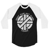 Crass  Fight War Not Wars Premium 3/4 Sleeve Shirt | Artistshot