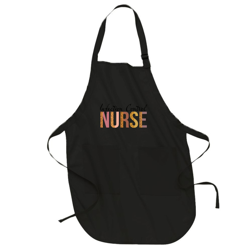 Leopard Infection Control Nurse Print For Nursing Student Long Sleeve Full-length Apron | Artistshot