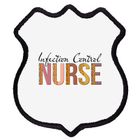 Leopard Infection Control Nurse Print For Nursing Student Long Sleeve Shield Patch | Artistshot