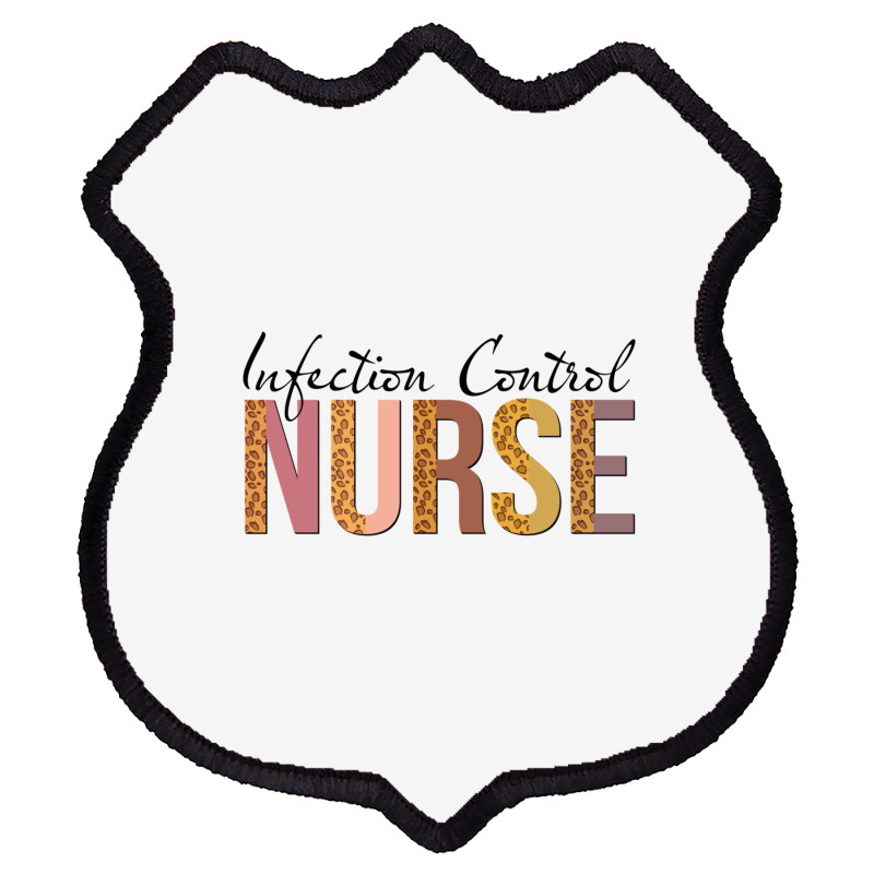 Leopard Infection Control Nurse Print For Nursing Student Long Sleeve Shield Patch | Artistshot