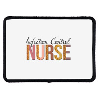 Leopard Infection Control Nurse Print For Nursing Student Long Sleeve Rectangle Patch | Artistshot