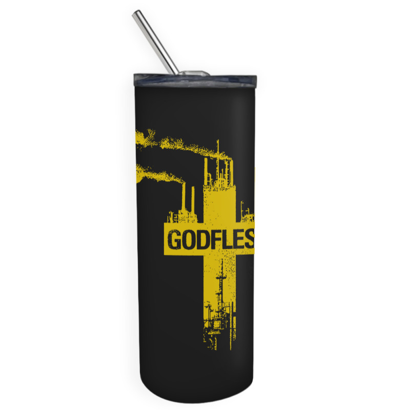 Godflesh Skinny Tumbler | Artistshot