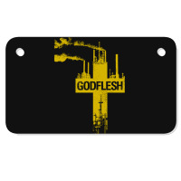 Godflesh Motorcycle License Plate | Artistshot