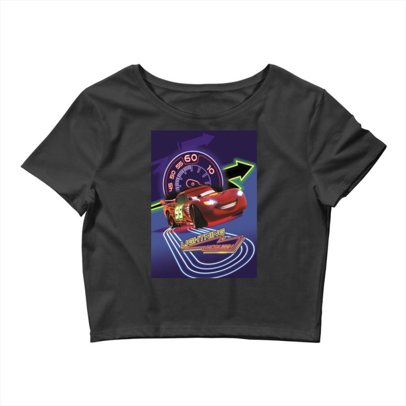 Lightning Mcqueen Crop Top by cm-arts | Artistshot